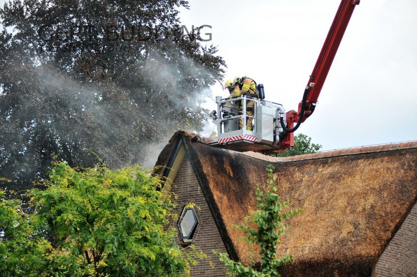 Na harde knal blikseminslag Lindelaan Renkum