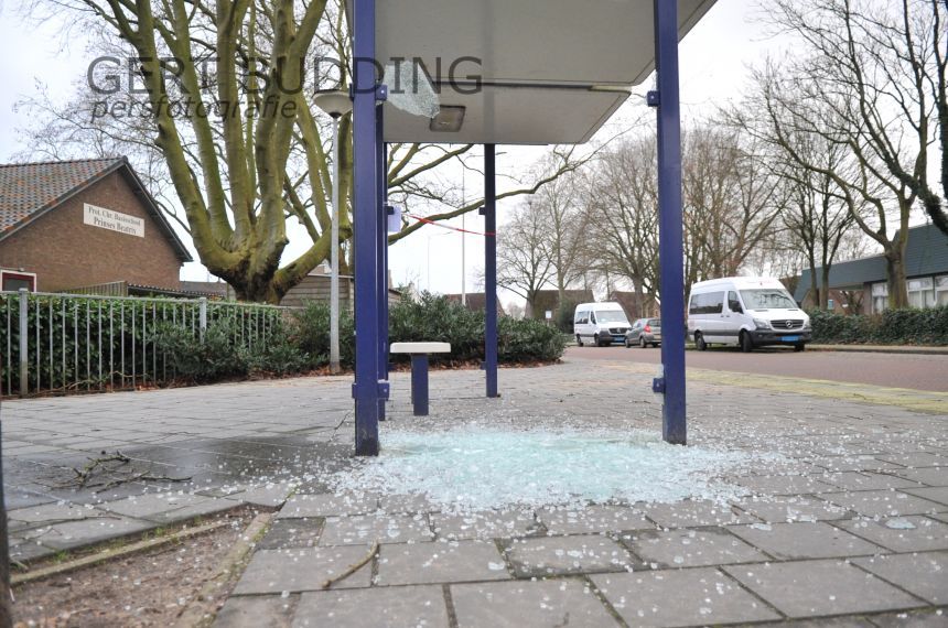Enkele bushokjes overleefden oud en nieuw niet in Renkum