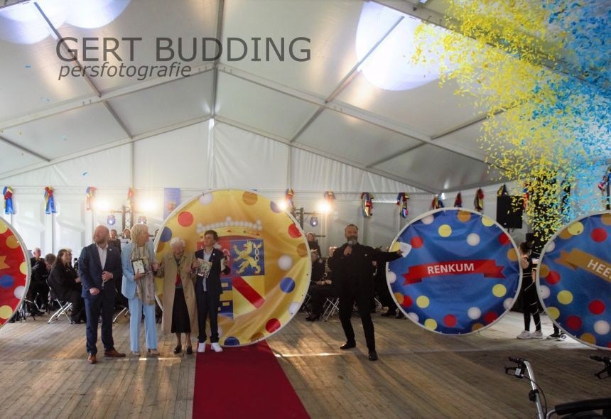 Burgemeester Agnes Schaap opent in kasteel Doorwerth festiviteiten 100 jaar Renkum