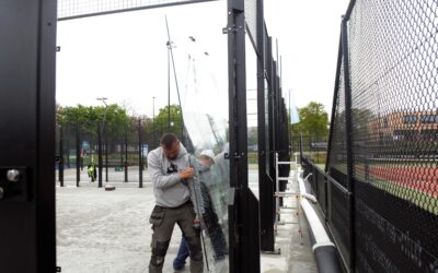 Uitbreiding padelbanen Bakkershaag in vergevorderd stadium.